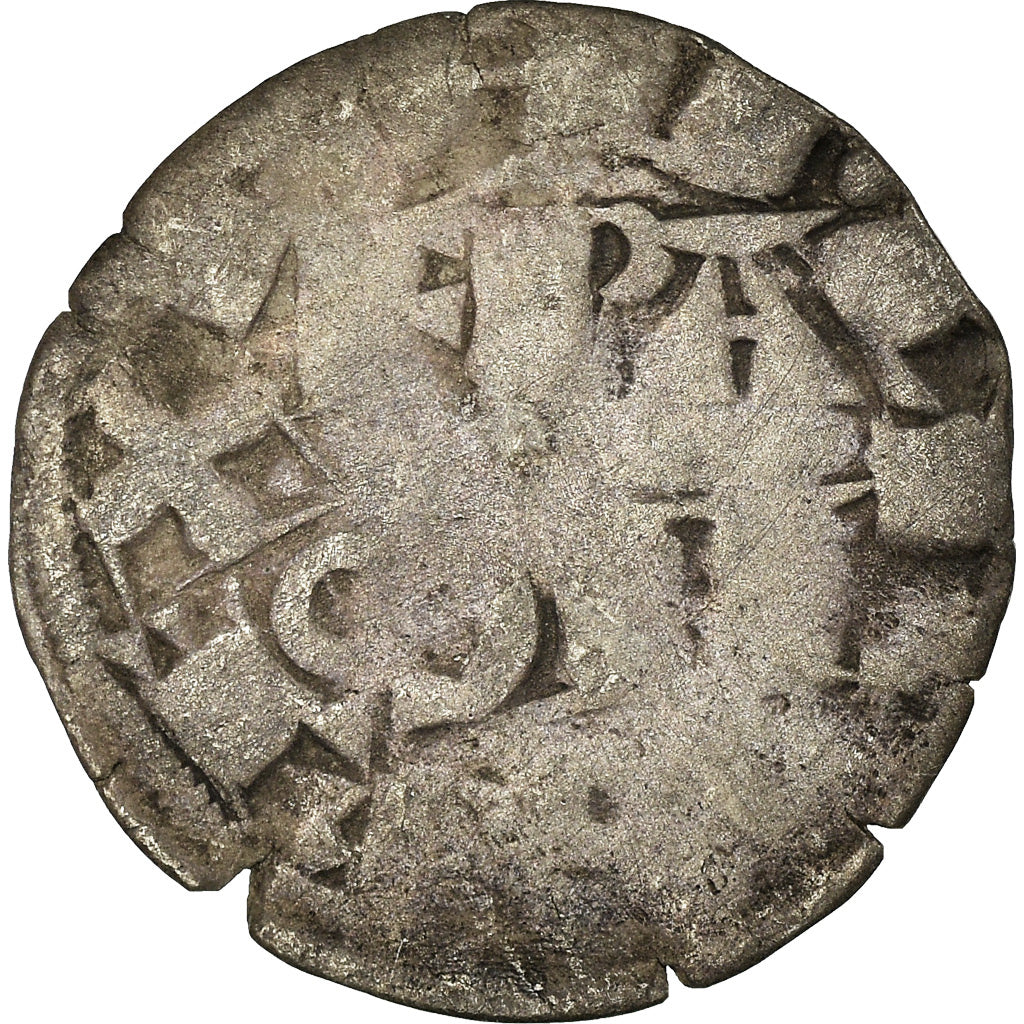 Monnaie, France, Philippe II, Denier Parisis, Arras, TB+, Argent, Duplessy:168