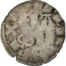 Moneta, Francja, Philip II, Denier Parisis, Arras, VF(30-35), Srebro