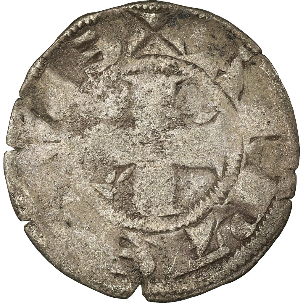 Monnaie, France, Philippe II, Denier Parisis, Arras, TB+, Argent, Duplessy:168