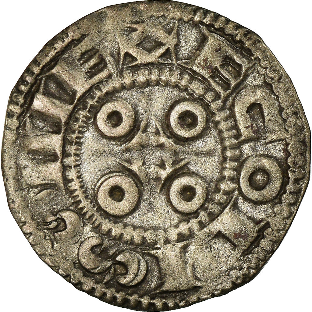Coin, France, Comté d'Angoulême, Au nom de Louis IV d'Outremer, Denarius