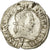 Moeda, França, Henri III, Franc au Col Plat, 1581, Angers, VF(30-35), Prata