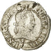 Coin, France, Henri III, Franc au Col Plat, 1581, Angers, VF(30-35), Silver