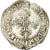 Moneta, Francia, Henri III, Franc au Col Plat, 1581, Angers, MB+, Argento