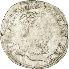 Moneta, Francia, Henri II, Teston, 1553, Toulouse, MB, Argento, Sombart:4572