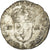 Moeda, França, Charles X, 1/4 Ecu, 1590, Paris, VF(20-25), Prata, Sombart:4670