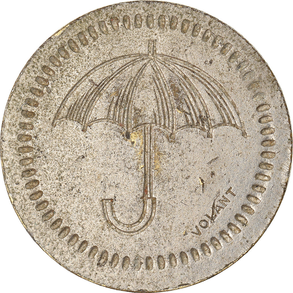 France, Token, A Consommer, 75 Centimes, Volant, AU(50-53), Base Metal
