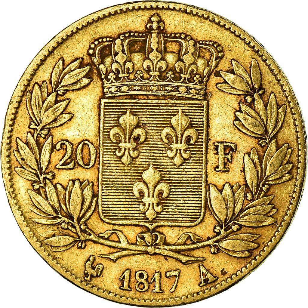 Münze, Frankreich, Louis XVIII, Louis XVIII, 20 Francs, 1817, Paris, SS, Gold