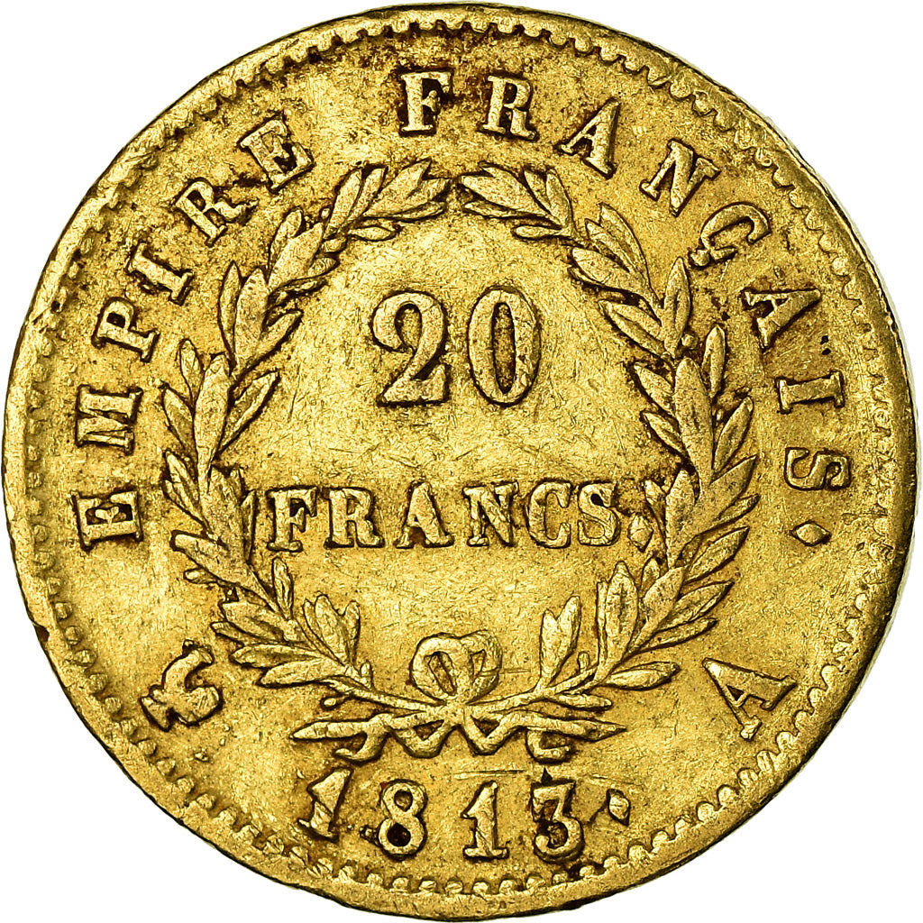 Coin, France, Napoléon I, 20 Francs, 1813, Paris, EF(40-45), Gold, KM:695.1