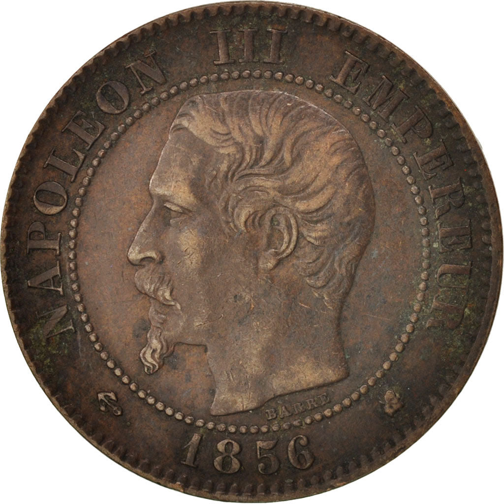 Coin, France, Napoleon III, Napoléon III, 2 Centimes, 1856, Bordeaux