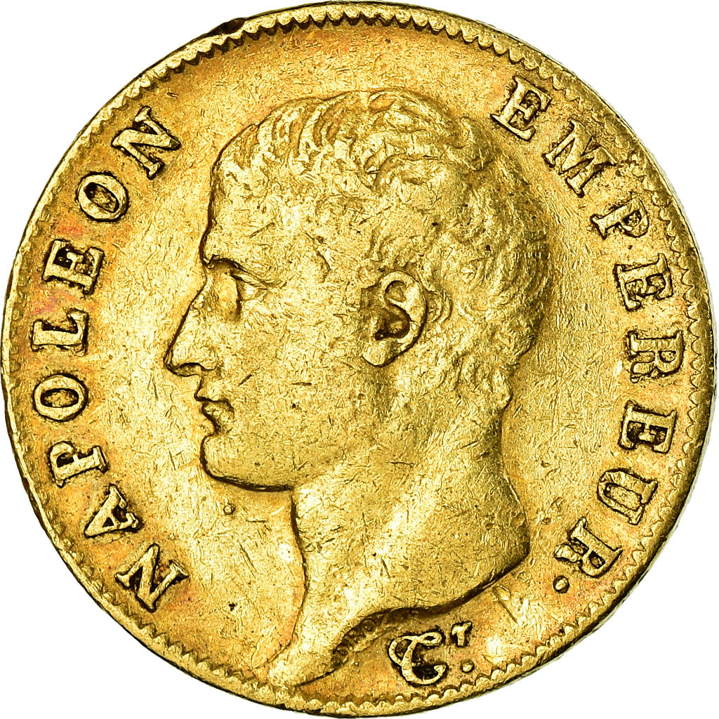 Moneda, Francia, Napoléon I, 20 Francs, AN 13, Paris, MBC, Oro, KM:663.1