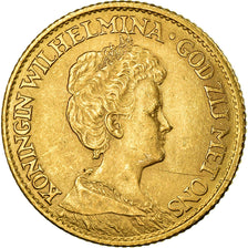 Moneta, Paesi Bassi, Wilhelmina I, 10 Gulden, 1913, SPL, Oro, KM:149