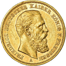 Moneda, Estados alemanes, PRUSSIA, Friedrich III, 20 Mark, 1888, Berlin, EBC