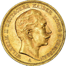 Moneda, Estados alemanes, PRUSSIA, Wilhelm II, 20 Mark, 1906, Berlin, EBC, Oro
