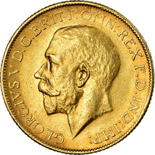 Coin, Australia, George V, Sovereign, 1911, Melbourne, AU(55-58), Gold, KM:29