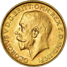 Münze, Südafrika, George V, Sovereign, 1928, Pretoria, VZ, Gold, KM:21