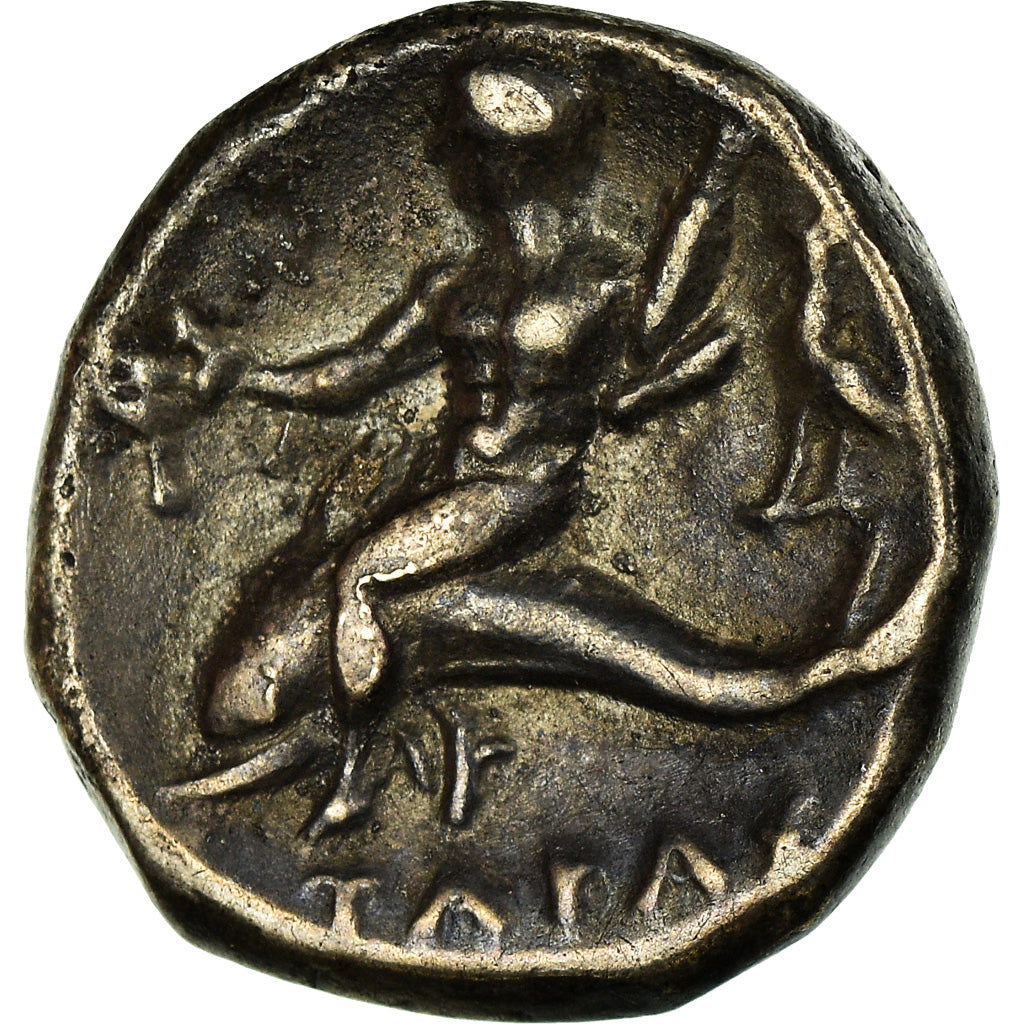 Monnaie, Calabre, Statère, 272-235 BC, Tarentum, TTB, Argent, SNG ANS:1173