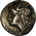 Coin, Calabria, Drachm, 280-272 BC, Tarentum, EF(40-45), Silver, HN Italy:1018