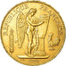 Moneda, Francia, Génie, 100 Francs, 1881, Paris, MBC+, Oro, KM:832