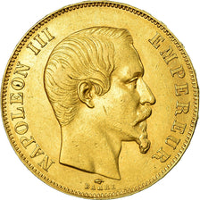 Moneta, Francja, Napoleon III, 50 Francs, 1857, Paris, EF(40-45), Gold, KM 785.1