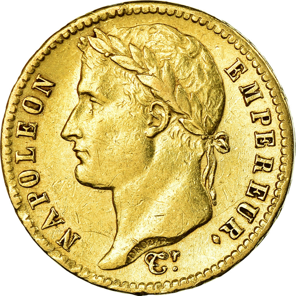 Coin, France, Napoléon I, 20 Francs, 1813, Paris, EF(40-45), Gold, KM:695.1