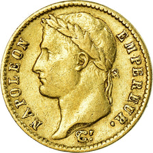 Munten, Frankrijk, Napoléon I, 20 Francs, 1810, Lille, ZF, Goud, KM:695.10