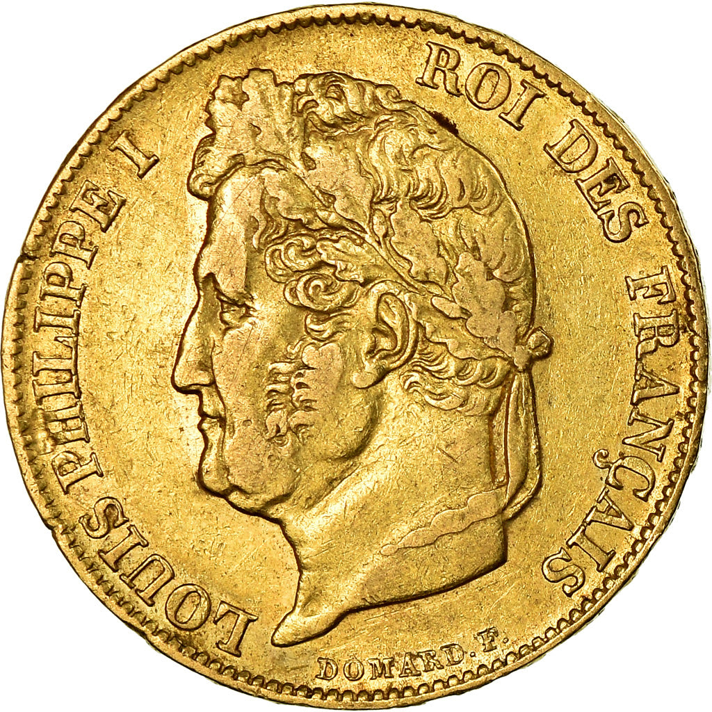 Coin, France, Louis-Philippe, 20 Francs, 1842, Lille, EF(40-45), Gold, KM:750.5