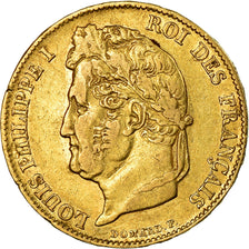 Coin, France, Louis-Philippe, 20 Francs, 1842, Lille, EF(40-45), Gold, KM:750.5