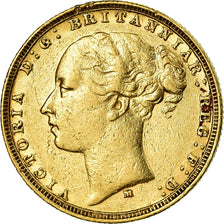 Coin, Australia, Victoria, Sovereign, 1882, Melbourne, EF(40-45), Gold, KM:7