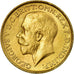 Moneta, INDIE BRYTYJSKIE, George V, Sovereign, 1918, Bombay, AU(50-53), Złoto