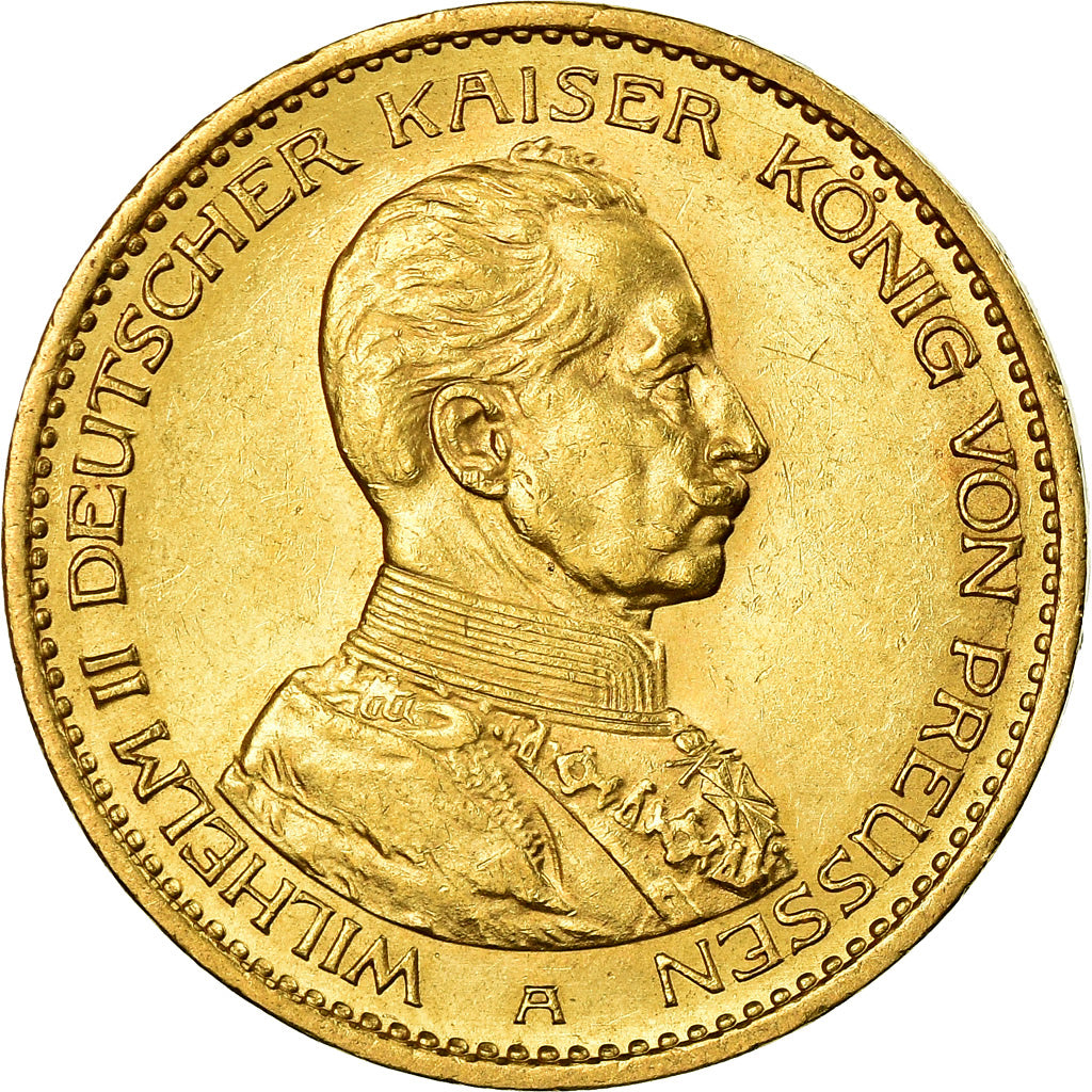 Moneda, Estados alemanes, PRUSSIA, Wilhelm II, 20 Mark, 1913, Berlin, EBC, Oro