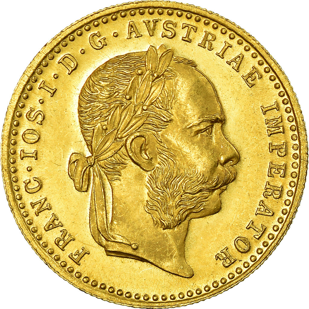 Coin, Austria, Franz Joseph I, Ducat, 1915, Vienna, MS(63), Gold, KM:2267