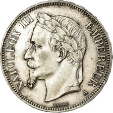 Monnaie, France, Napoleon III, Napoléon III, 5 Francs, 1870, Paris, TTB+