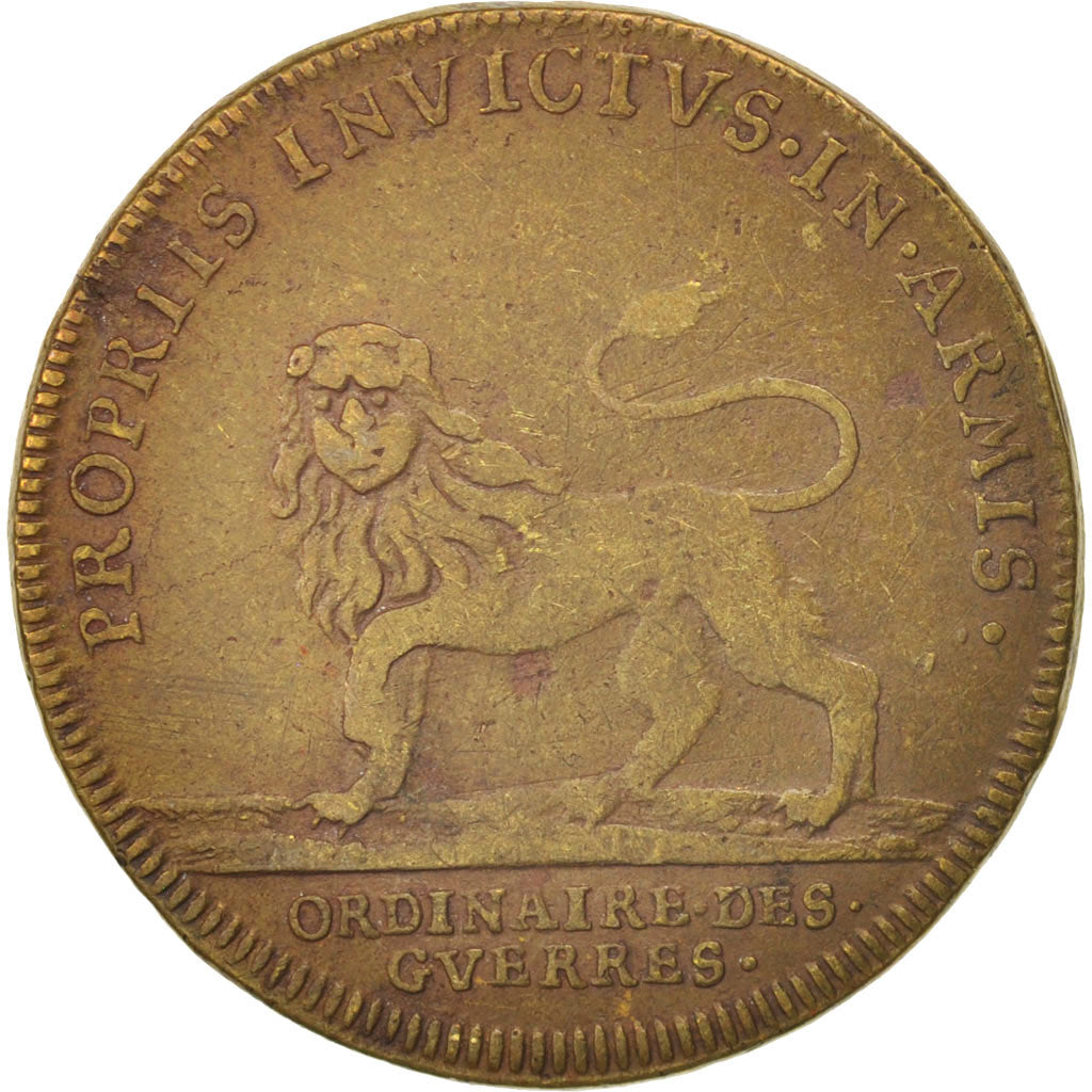 France, Token, Royal, Louis XIV, VF(30-35), Brass, Feuardent:471