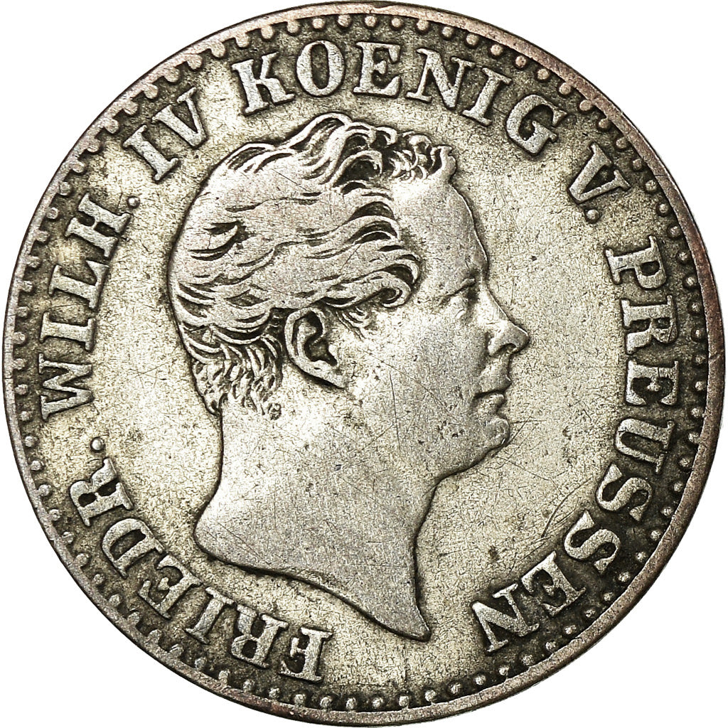 Coin, German States, PRUSSIA, Friedrich Wilhelm IV, 2-1/2 Silber Groschen, 1842