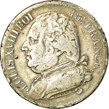 Coin, France, Louis XVIII, Louis XVIII, 5 Francs, 1814, Bayonne, VF(30-35)