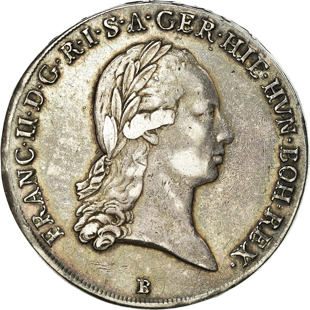 Coin, AUSTRIAN NETHERLANDS, Franz II, Kronenthaler, 1794, Kremnitz, EF(40-45)