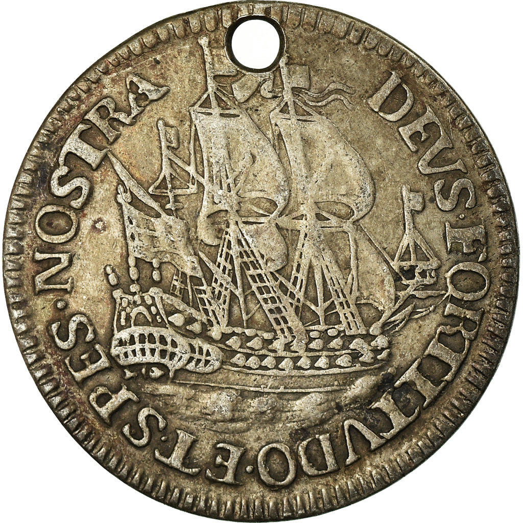 Moneta, Paesi Bassi, WEST FRIESLAND, 6 Stuivers, Scheepjesschelling, 1678, BB