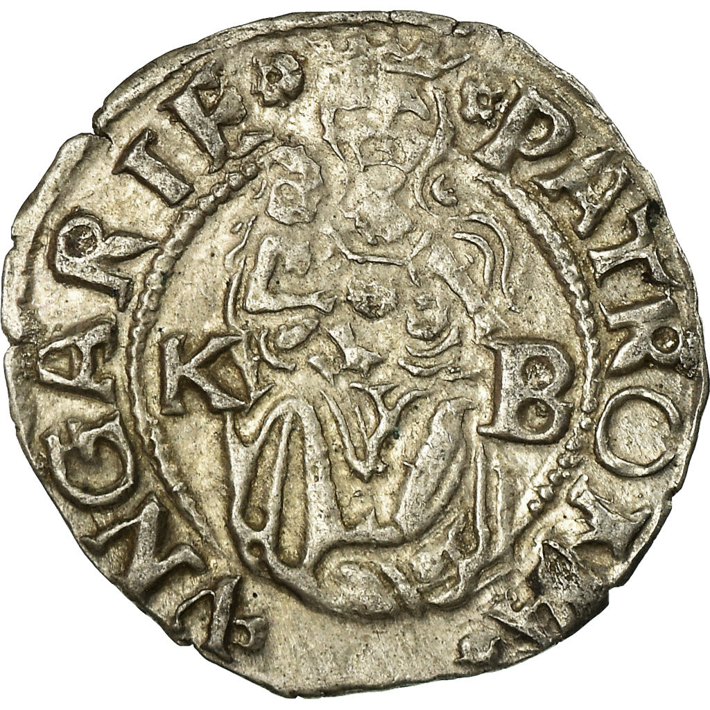 Coin, Hungary, Ferdinand I, Denar, 1545, Kremnitz, AU(50-53), Silver