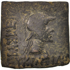 Münze, Könige von Baktrien, Eukratides I, Baktria, Bronze Unit, 170-145 BC
