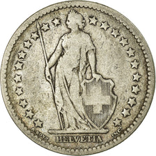 Coin, Switzerland, 2 Francs, 1878, Bern, VF(20-25), Silver, KM:21