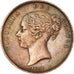 Coin, Great Britain, Victoria, Penny, 1854, AU(50-53), Copper, KM:739
