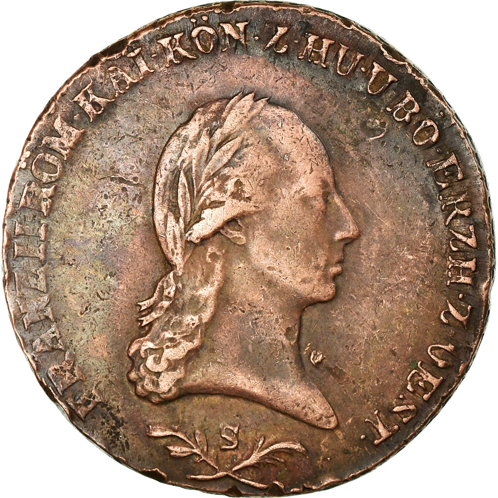 Coin, Austria, Franz II (I), 6 Kreuzer, 1800, Schmollnitz, EF(40-45), Copper