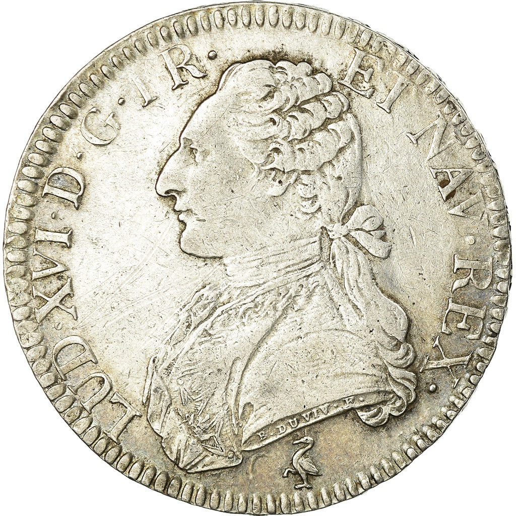 Coin, France, Louis XVI, Écu aux branches d'olivier, Ecu, 1790, Paris