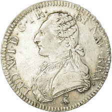 Coin, France, Louis XVI, Écu aux branches d'olivier, Ecu, 1790, Paris