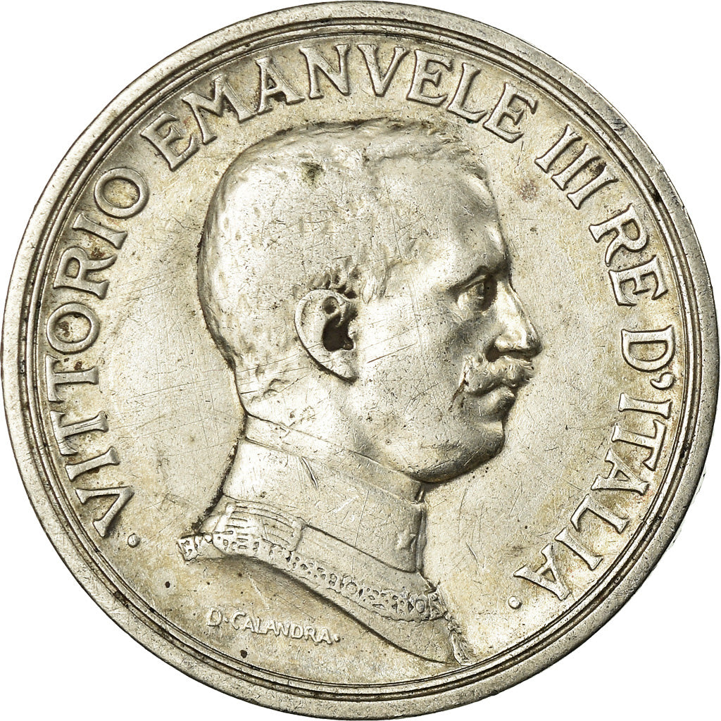 Monnaie, Italie, Vittorio Emanuele III, 2 Lire, 1914, Rome, TTB, Argent, KM:55