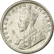 Monnaie, INDIA-BRITISH, George V, 1/4 Rupee, 1936, TTB+, Argent, KM:518