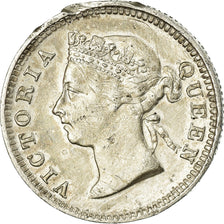 Monnaie, Hong Kong, Victoria, 5 Cents, 1899, TTB, Argent, KM:5