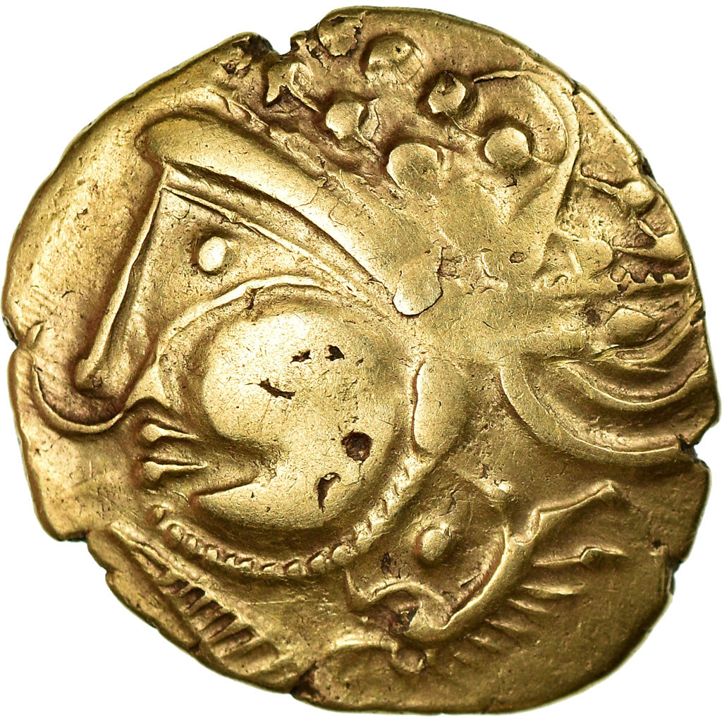 Münze, Aulerci Eburovices, Hemistater, SS+, Electrum, Delestrée:2401