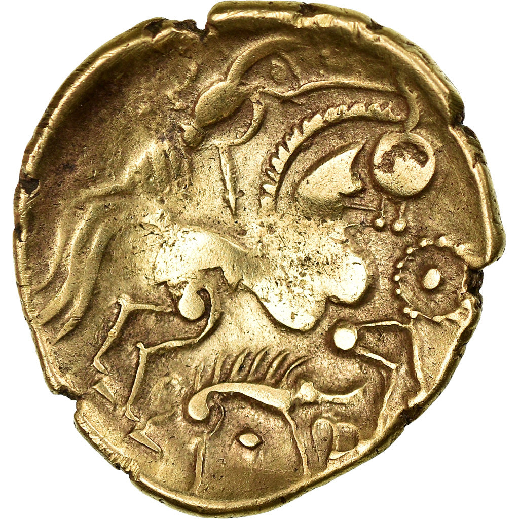 Münze, Aulerci Eburovices, Hemistater, SS+, Electrum, Delestrée:2401