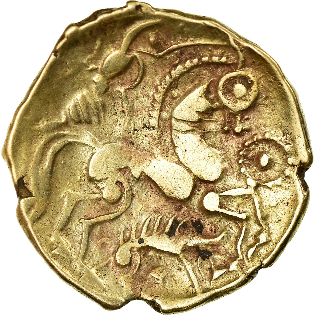 Münze, Aulerci Eburovices, Hemistater, VZ, Electrum, Delestrée:2401